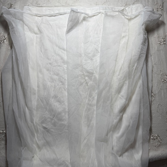 vintage 60s/70s shadowline white nylon floral embroidered nightgown – size small - Picture 7 of 10